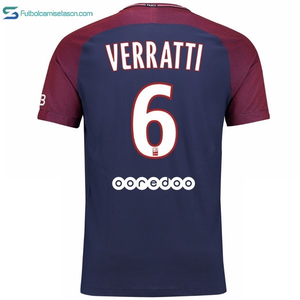 Camiseta Paris Saint Germain 1ª Verratti 2017/18